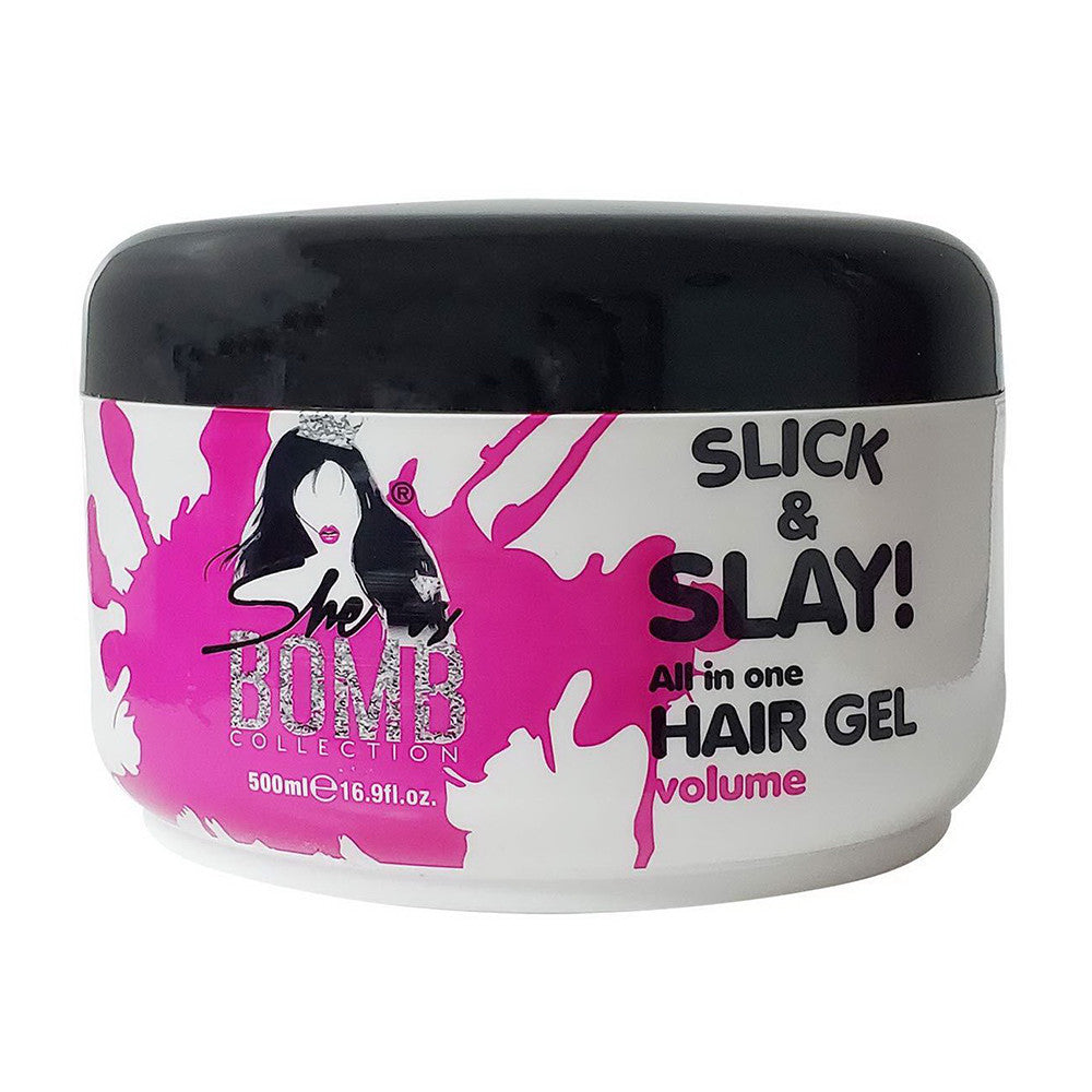 She Is Bomb Collection Slick & Slay All-in-One Hair Gel, 16.9 Oz